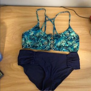 Pink top and aerie bottom